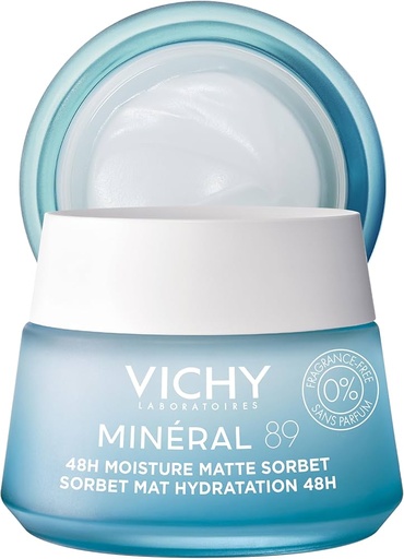 VICHY MINERAL 89 SKIN MATTE COOLING SORBET GEL CREAM 50 ML